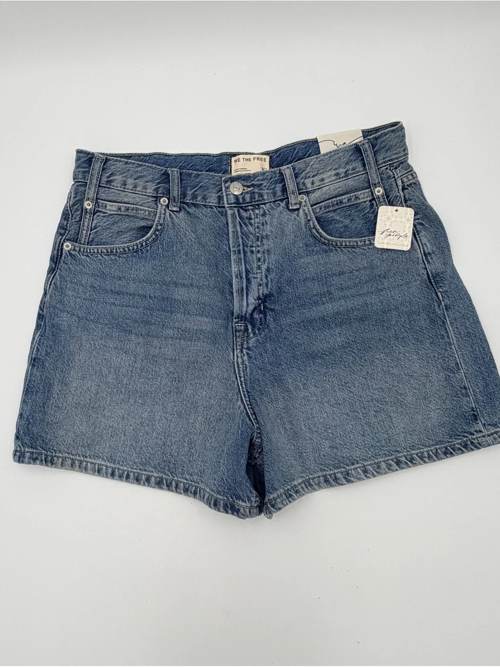 Free People We The Free Tippi Denim Shorts NWT Size 30